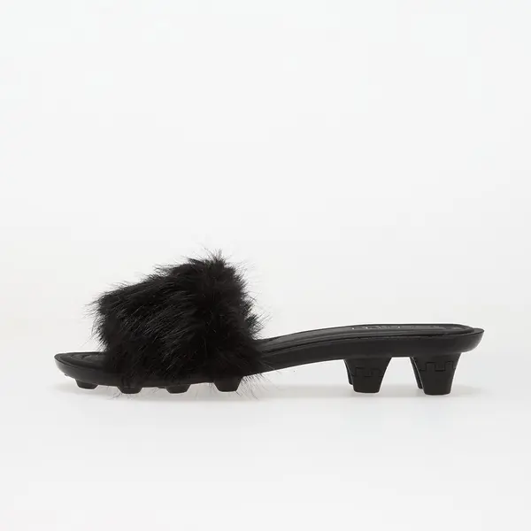 Puma Сникърси Puma x FENTY Slide Chic Fur Puma Black-Puma Silver EUR 37.5