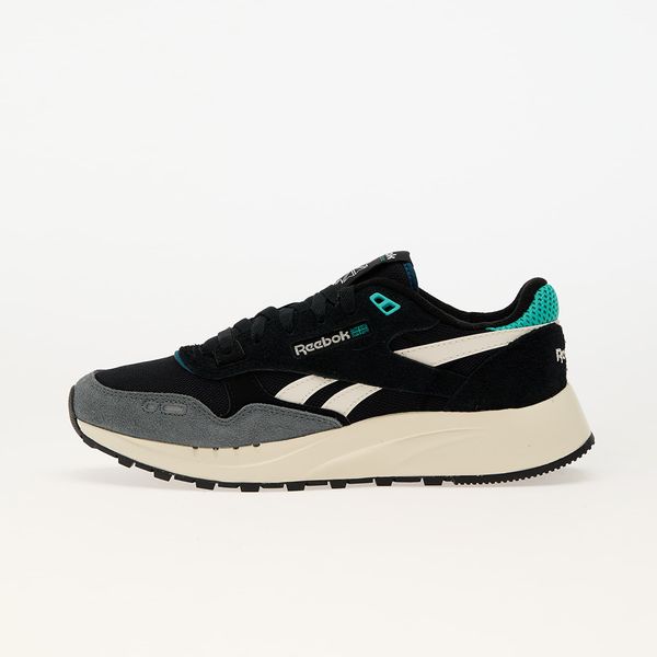 Reebok Сникърси Reebok Classic Leather 2400 Black/ Escape Blue/ Vintage Chalk EUR 45