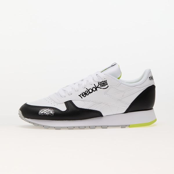 Reebok Сникърси Reebok Classic Leather Core Black/ Ftw White/ Acid Yellow EUR 36.5