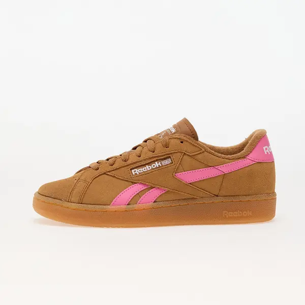 Reebok Сникърси Reebok Club C Grounds Uk Wild Brown/ Gum 7/ True Pink EUR 37.5