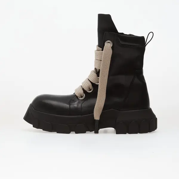 Rick Owens Сникърси Rick Owens Leather Boots - Jumbolace Army Bozo Tractor Black/ Black EUR 41
