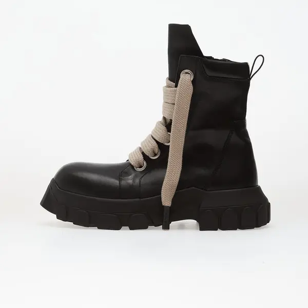 Rick Owens Сникърси Rick Owens Leather Boots - Jumbolace Army Bozo Tractor Black/ Black EUR 44