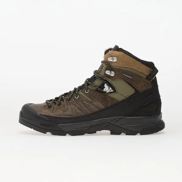 Salomon Сникърси Salomon X-Alp Mid Gtx Distressed Ltr Dark Earth/ Black/ Deep Lichen Green EUR 44