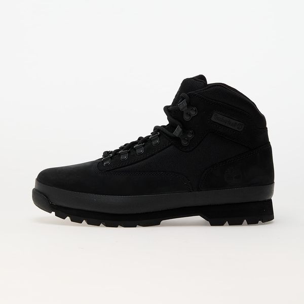 Timberland Сникърси Timberland Mid Lace Up Boot Black Nubuck EUR 45.5