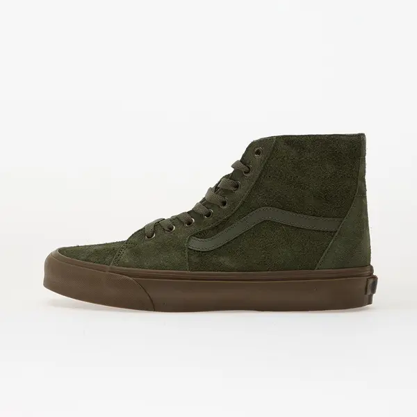 Vans Сникърси Vans SK8-Hi Tapered Hairy Suede Olive/ Gum EUR 42.5
