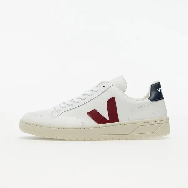 Veja Сникърси Veja V-12 Leather White Marsala Nautico EUR 44