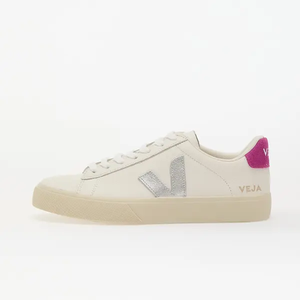 Veja Сникърси Veja W Campo Leather Whi_Silver_Ultraviolet EUR 39