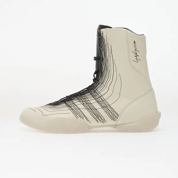Y-3 Сникърси Y-3 Regu Embroidery Off White/ Black/ Aluminum EUR 42