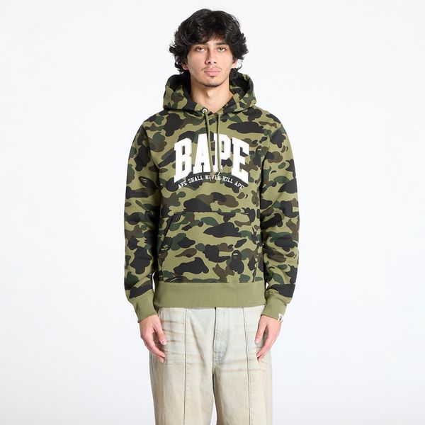 A BATHING APE Суитшърт A BATHING APE 1St Camo Bape Pullover Hoodie Green XXL