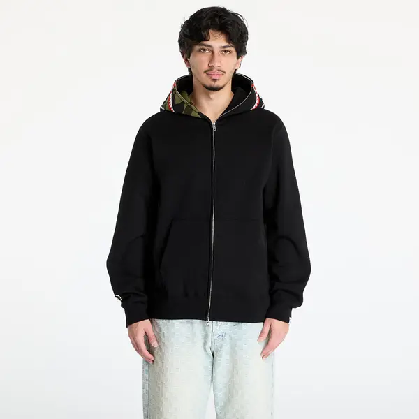 A BATHING APE Суитшърт A BATHING APE 1st Camo Swarovski Shark Full Zip UNISEX Hoodie Black XL