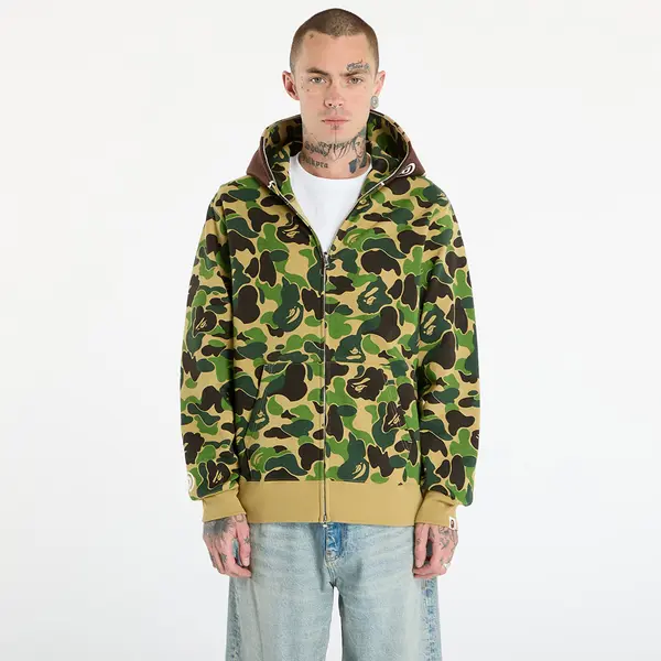 A BATHING APE Суитшърт A BATHING APE Abc Camo 2Nd Ape Full Zip Hoodie UNISEX Green XL