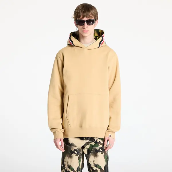 A BATHING APE Суитшърт A BATHING APE Abc Camo Shark Pullover Hoodie UNISEX Beige L
