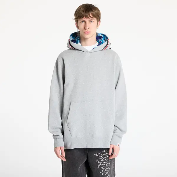 A BATHING APE Суитшърт A BATHING APE Abc Camo Shark Pullover Hoodie UNISEX Gray S