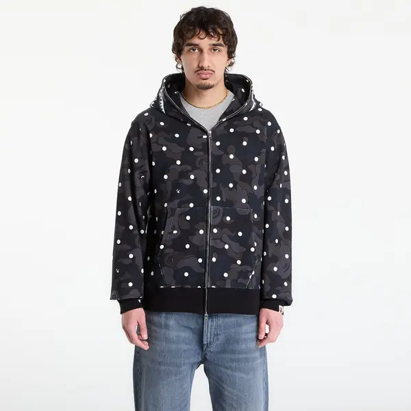 A BATHING APE Суитшърт A BATHING APE Abc Dot Shark Full Zip Hoodie UNISEX Black L