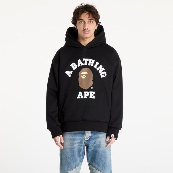 A BATHING APE Суитшърт A BATHING APE College Puffy Relaxed Fit Pullover Hoodie M Black M