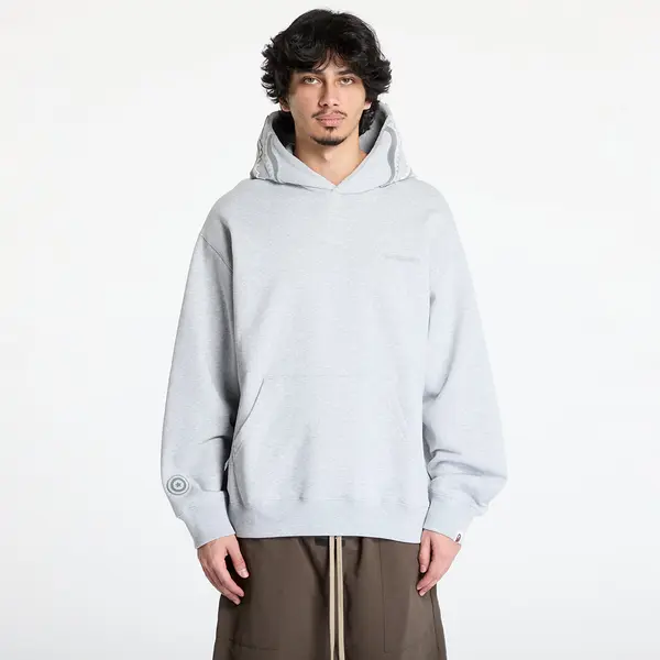 A BATHING APE Суитшърт A BATHING APE Shark Logo Relaxed Fit Pullover Hoodie UNISEX Gray M