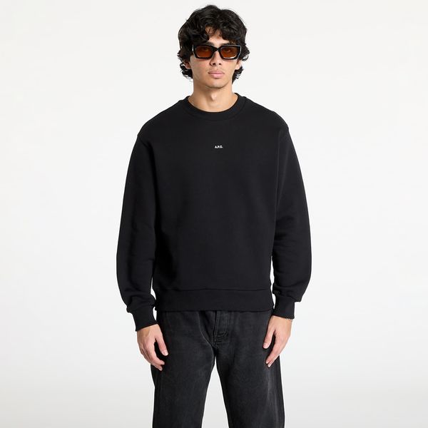 A.P.C. Суитшърт A.P.C. Boxy Micro Logo Sweatshirt Black S