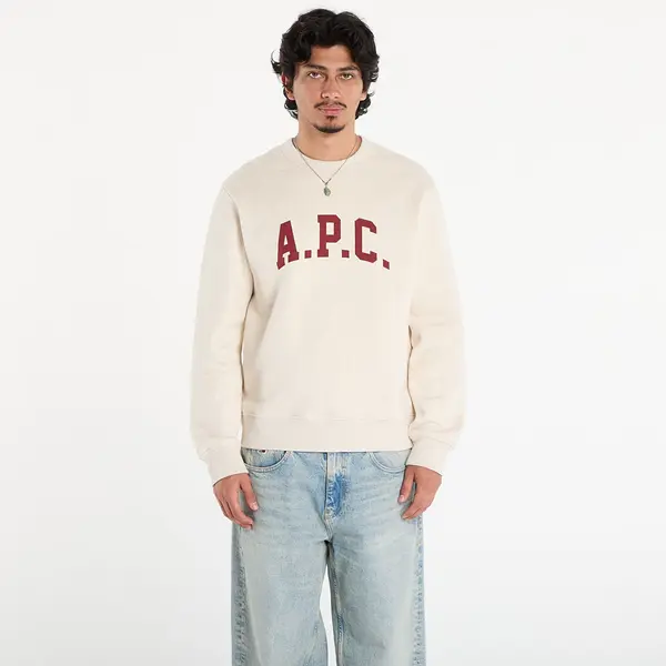 A.P.C. Суитшърт A.P.C. Sweat Harris - Gots Ecru Chine L