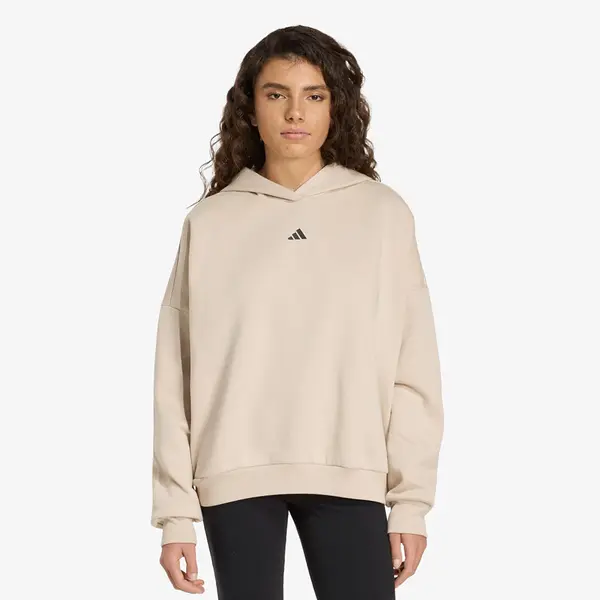 adidas Performance Суитшърт adidas 3 Stripes Studio Hoodie Crystal Linen M
