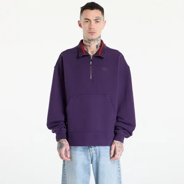 adidas Originals Суитшърт adidas 90S Alternative Sport Half Zip Graphic Fleece Sweat Aurora Plum S