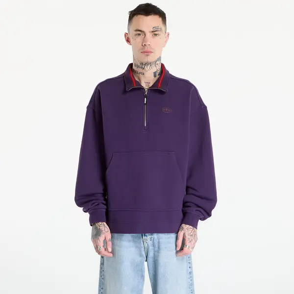 adidas Originals Суитшърт adidas 90S Alternative Sport Half Zip Graphic Fleece Sweat Aurora Plum XL