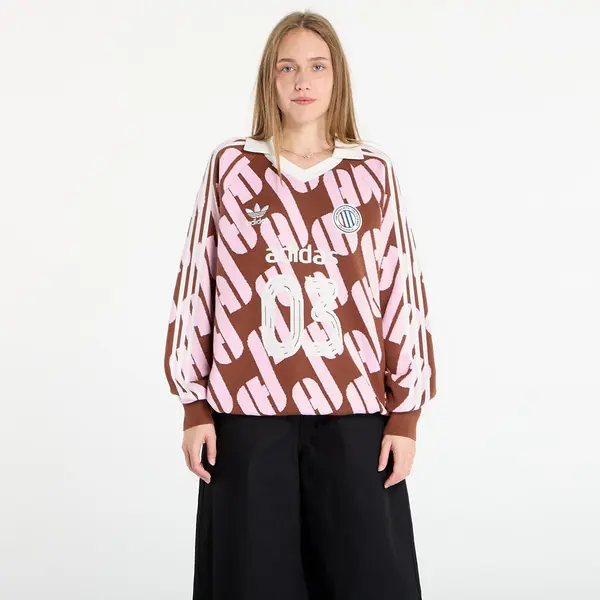 adidas Originals Суитшърт adidas ADICOLOR BLOKECORE POLO UNISEX Preloved Brown L