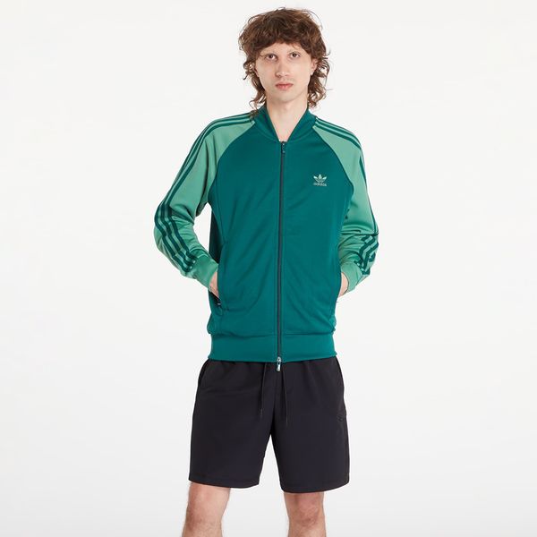 adidas Originals Суитшърт adidas Adicolor Classics Track Top Collegiate Green/ Preloved Green S
