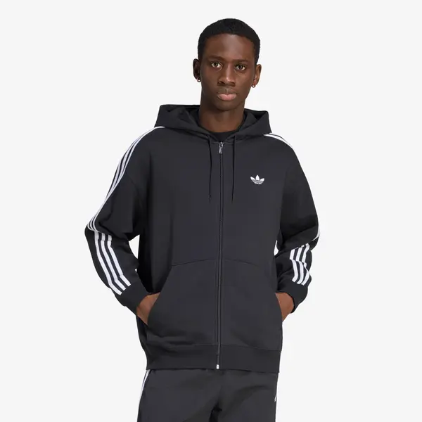 adidas Originals Суитшърт adidas Adicolor Oversize Full-Zip Hoodie Black M