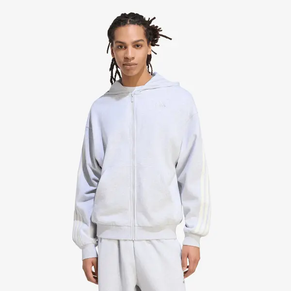 adidas Performance Суитшърт adidas Ak 3S Fz Lgreyh/ Owhite L