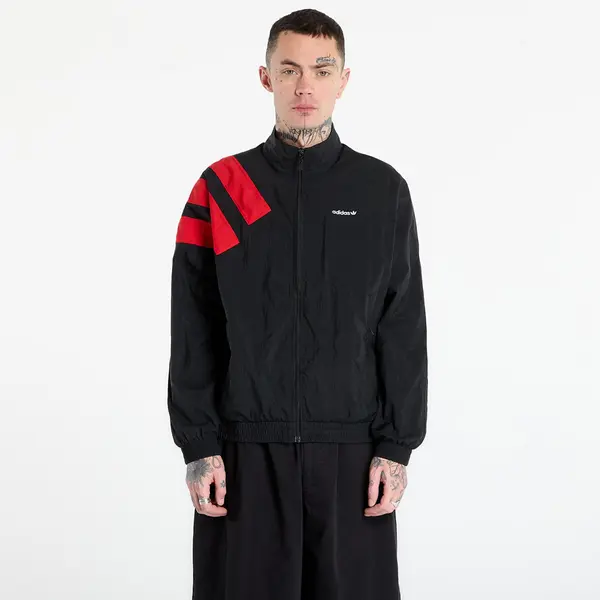 adidas Originals Суитшърт adidas Archive Blocked Track Top Black/ Better Scarlet L