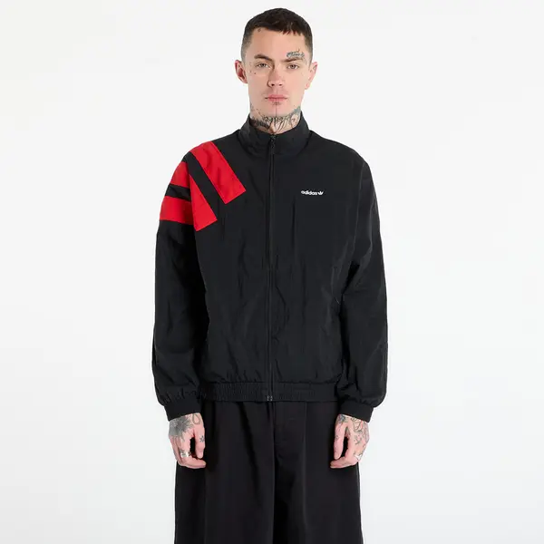 adidas Originals Суитшърт adidas Archive Blocked Track Top Black/ Better Scarlet L
