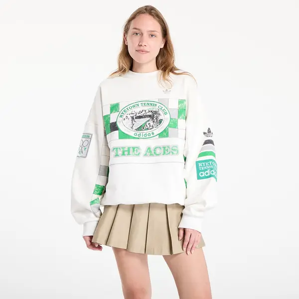 adidas Originals Суитшърт adidas Archive Court Sweatshirt Cloud White L
