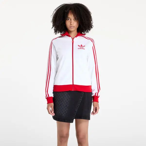 adidas Originals Суитшърт adidas Beckenbauer Track Top White/ Better Scarlet S