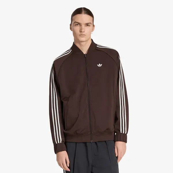 adidas Originals Суитшърт adidas Britcore Superstar Tracktop Aurora Coffee XL