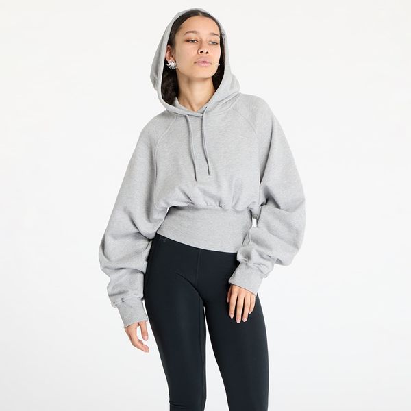 adidas Performance Суитшърт adidas By Stella McCartney Cro-Packed Hoodie Medium Grey Heather M