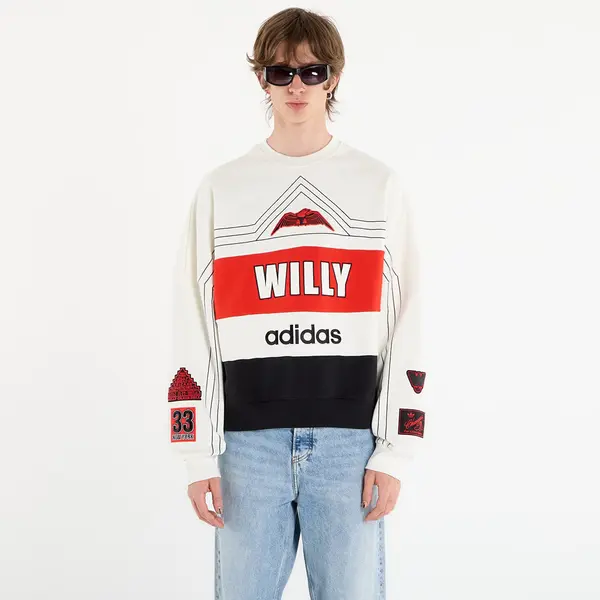 Adidas Суитшърт adidas Chavarria Ny Crewneck Sweatshirt Off White L