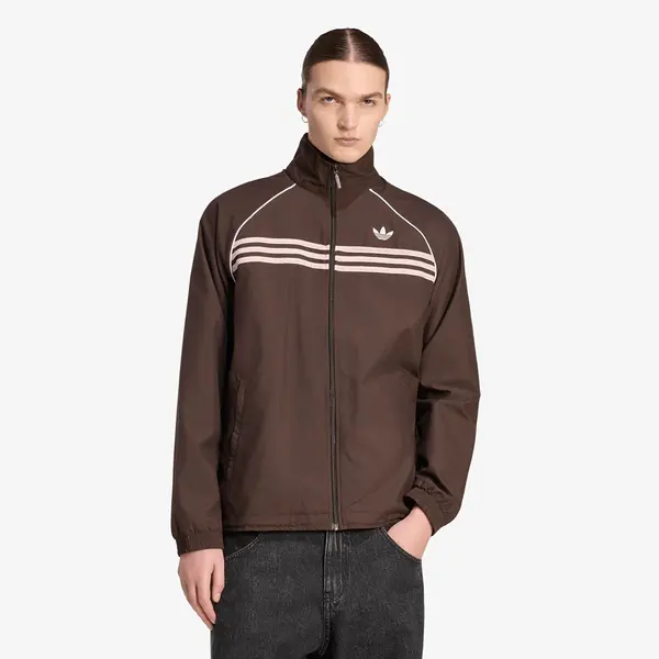 adidas Originals Суитшърт adidas Chest Stripes Track Top Aurora Coffee XXL