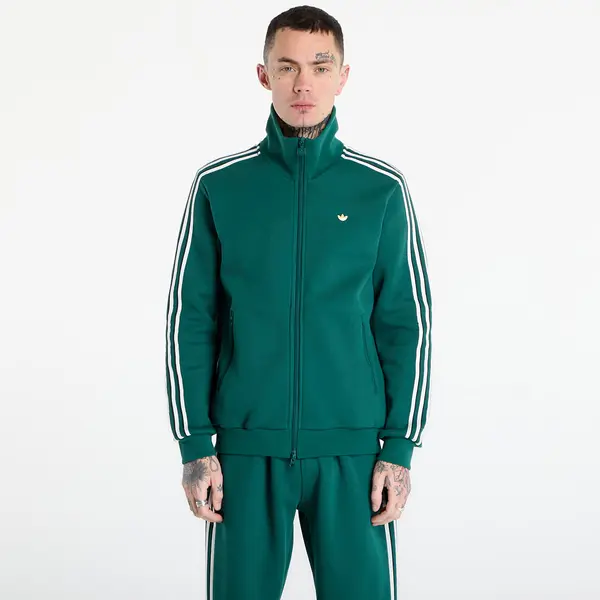 adidas Originals Суитшърт adidas Classic Tipped Stripes Track Top Collegiate Green XL