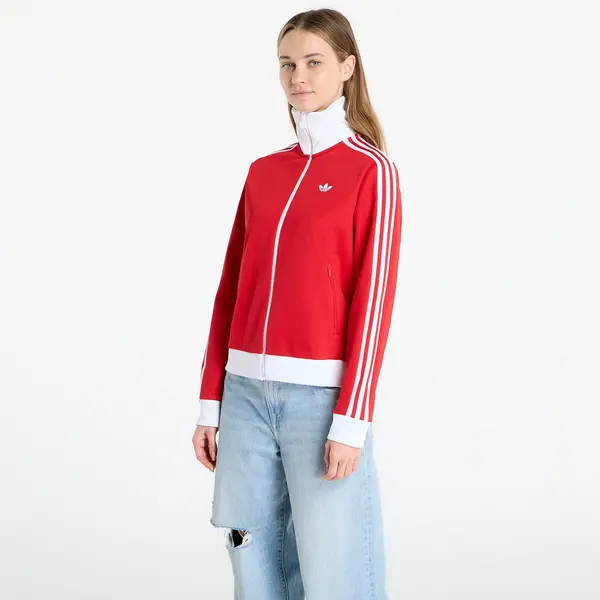 adidas Originals Суитшърт adidas Classic Track Top Better Scarlet/ White XL