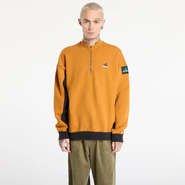 adidas Originals Суитшърт adidas Equipment Blocked Half-Zip Craft Ochre S