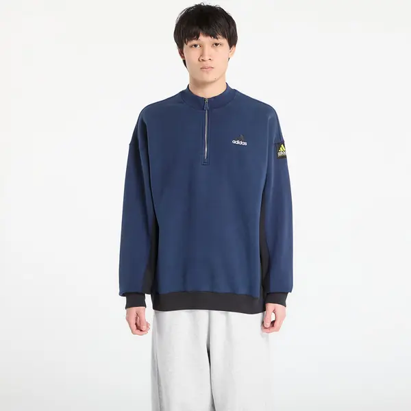 adidas Originals Суитшърт adidas Equipment Blocked Half-Zip Night Indigo XL