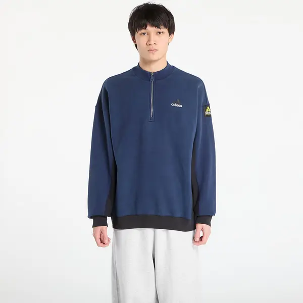 adidas Originals Суитшърт adidas Equipment Blocked Half-Zip Night Indigo XL
