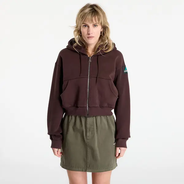 adidas Originals Суитшърт adidas Equipment Cropped Hoodie Aurora Coffee L