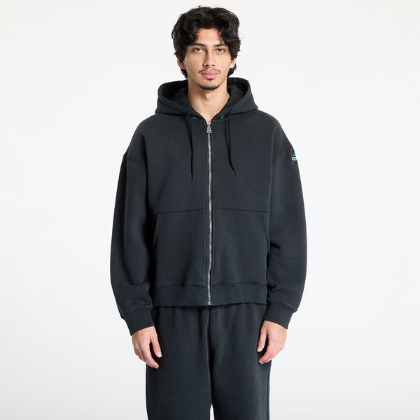 adidas Performance Суитшърт adidas Equipment Fleece Full - Zip Hoodie Black/ Black S