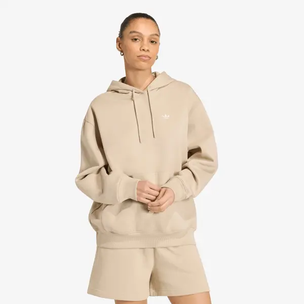 adidas Originals Суитшърт adidas Ess Fl Hd Os Khaki Three XS