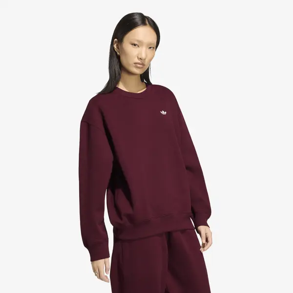adidas Originals Суитшърт adidas Essentials Crew Long Fleece Os Sweatshirt Maroon L
