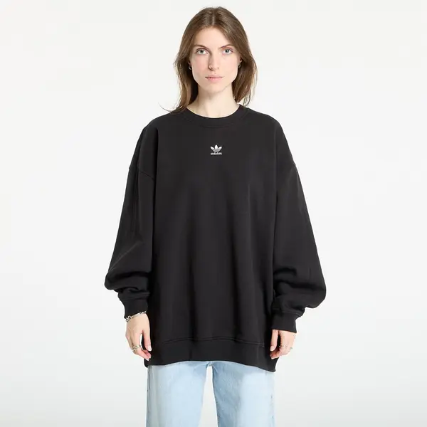 adidas Originals Суитшърт adidas Essentials Fleece Long Oversized Crew Sweatshirt Black S