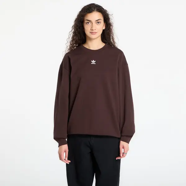 adidas Originals Суитшърт adidas Essentials Oversized French Terry Sweatshirt Aurora Coffee L