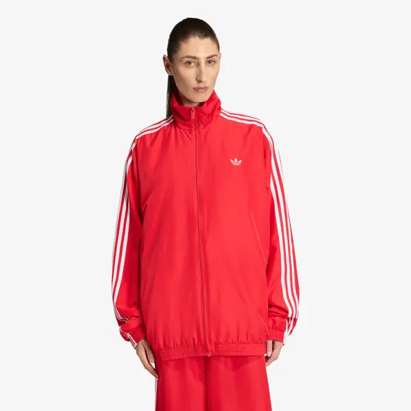 adidas Originals Суитшърт adidas Firebird Adilenium Track Top Better Scarlet/ Black L