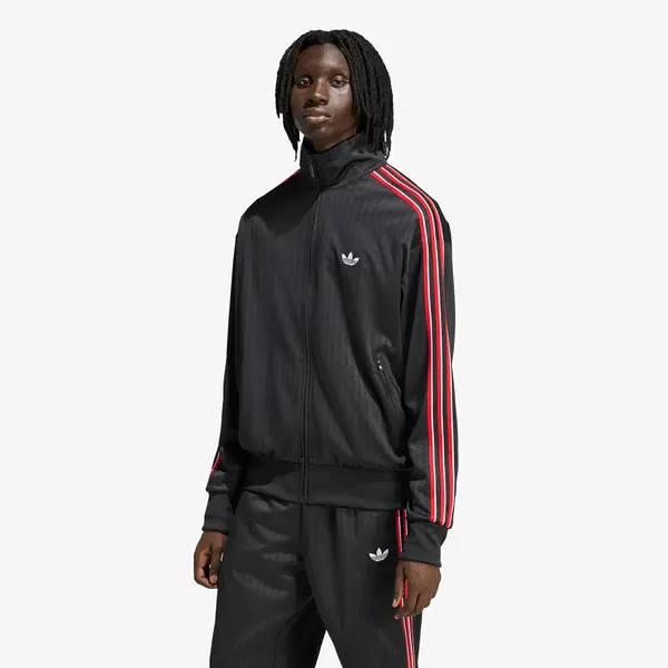 adidas Originals Суитшърт adidas Firebird Loose Pinstripes Track Top Black XL
